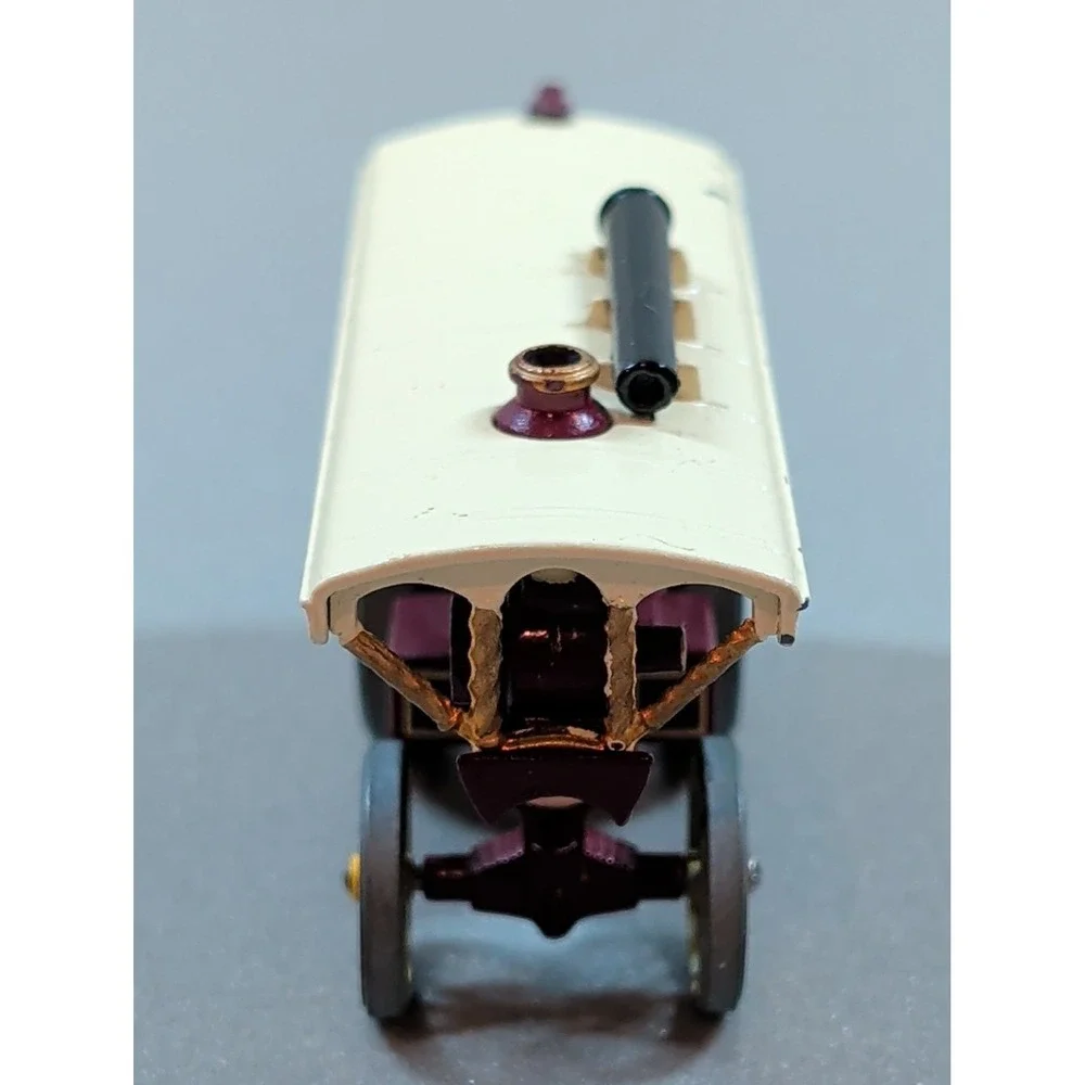 Lesney Matchbox Models of Yesteryear No 9‎ Fowler Showmans Engine Maroon Cream
